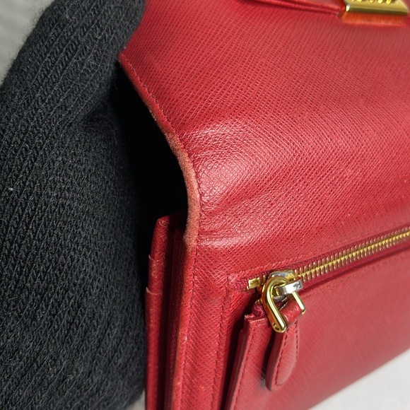 Prada red ribbon long wallet - Picture 17 of 17